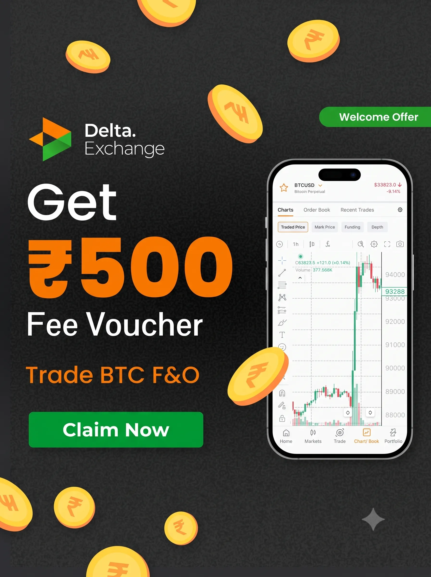 India's no. 1 Crypto F&O Exchange